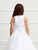 White first communion gown