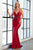 Sleeveless V-Neckline Mermaid Floor Gown 390