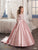 Pentelei Dress 1556 Long Sleeve Luxurious Satin Girl Dress