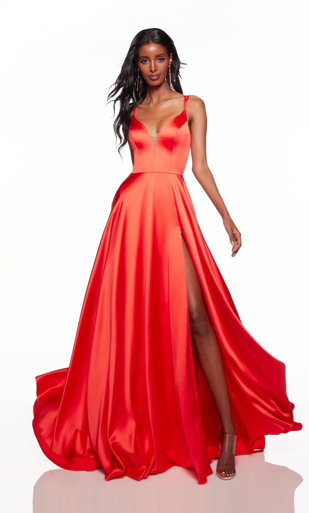 Satin Designer Dresses  Shop Silky Satin Gowns Online  NewYorkDress