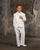 Boy's Slim Fit Single  5 Pieces Ivory Tuxedo for First Communion, Ring Bearer Bond