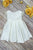 Satin Dress Beaded Short Sleeves Baby Dress