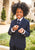 Boy's Slim Fit Single  5 Pieces Navy Suit for Ring Bearer, Communion 007