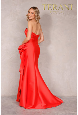 Strapless  Draped Bow Gown 2111P4019