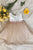 Satin and Tulle Two-Ton Flower Elegant Baby Dress