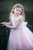 Satin and Tulle Two-Tone Flower Elegant Girl Dress