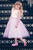 Satin and Tulle Two-Tone Flower Elegant Girl Dress