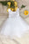 Satin and Tulle Two-Ton Flower Elegant Baby Dress