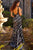 Vestido de noche plateado con escote en V y lentejuelas de Jovani 22314