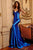 V-Neckline Stone Embellishment Mermaid Gown by Jovani 23010
