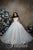 First Communion Dress  2305 Ball Gown Short Sleeves 3-D Flowers.
