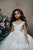 First Communion Dress  2305 Ball Gown Short Sleeves 3-D Flowers.