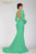 Long Sleeves Embellished Backless Evening Gown 231P0074