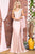 One Shoulder 3D Floral Appliques Long Dress By Amelia Couture 388