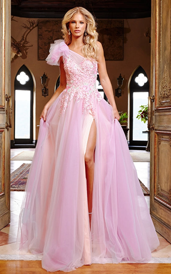 MBETA One Shoulder Mermaid Pink Evening Dress for Women Long Luxury Green  Wedding Party Gowns : Amazon.ca: Clothing, Shoes & Accessories