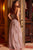 Plunging Neckline Embroidered Appliques Tulle Gown by Jovani 24057