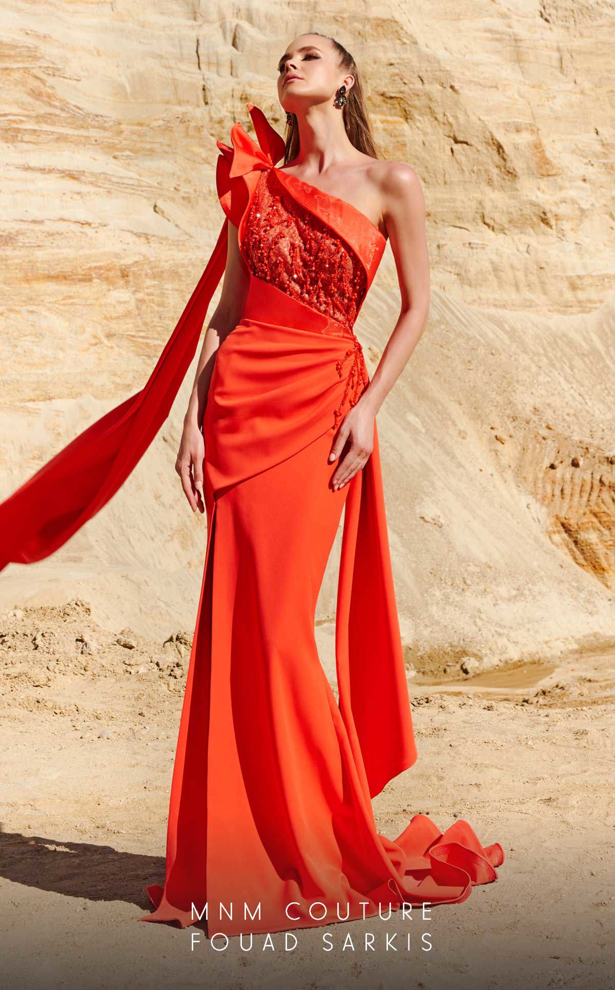 MNM COUTURE 2772 Fouad Sarkis Evening Dress Sparkly Gowns MNM COUTURE 2772 Fouad Sarkis Evening Dress Sparkly Gowns