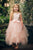 Stunning Multiple Tiered Skirt with Sequined Top Girl Dress 284