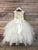 Multi tiered Skirt with Sequined Top Flower Girl Dress