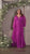 Pleated Long Bell Sleeves Gown CD242
