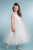 Delicate Tulle Illusion Dress, perfect Communion dress or Flower girl dress