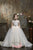 High Neck Lace  First Communion Flower Girl Dress 3047