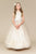 Glittery Dress with Jewel Belt First Communion Ivy Dress 307