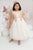 Poly Silk Two-Colors Dress Flower Girl Dress 428