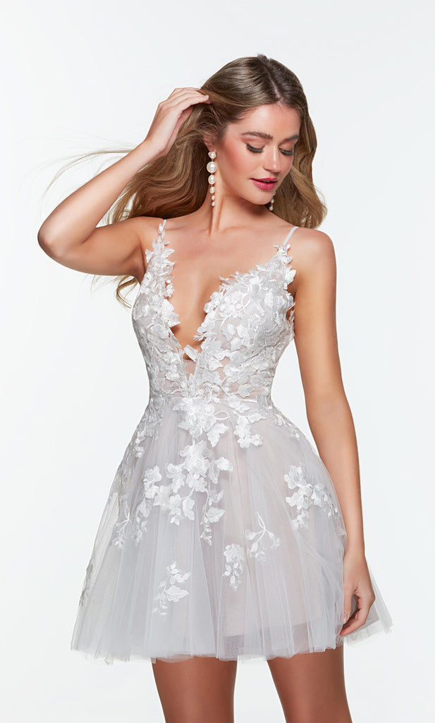 Alyce 3101 Floral Party Tulle Dress