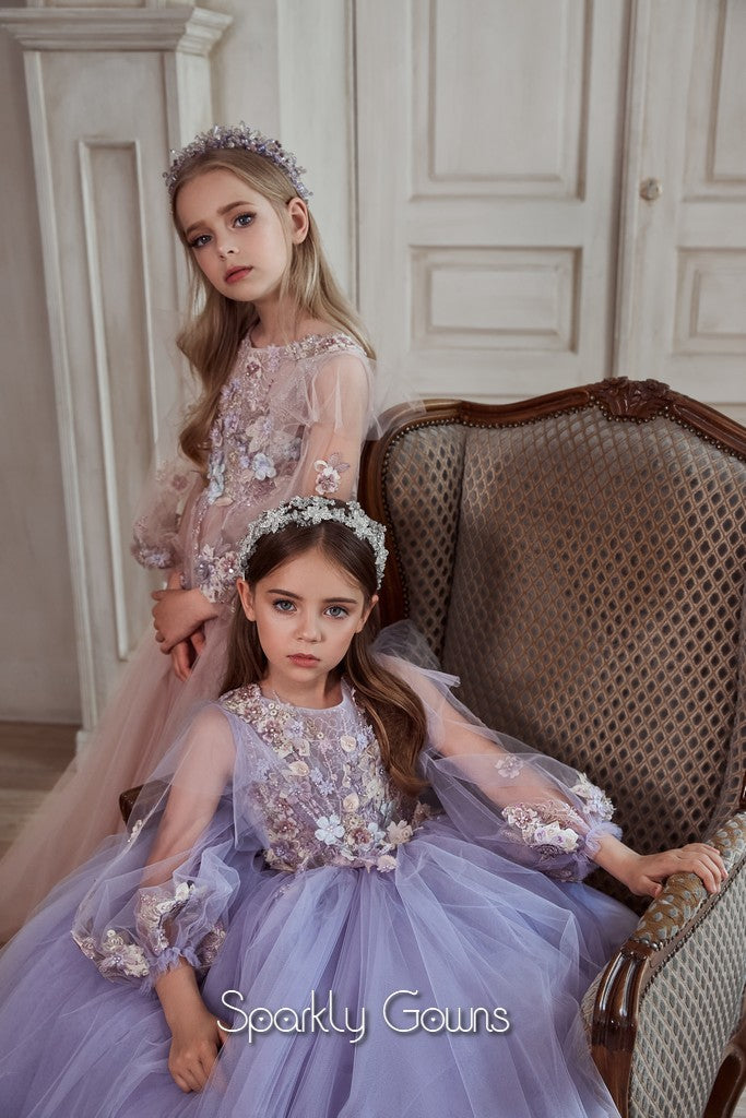 Pentelei Children's Sparkly Princess Gown