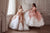 Cold Shoulders Ruffles Skirt Princess Ball Gown  Flower Girl Communion Pageant Dress 3110