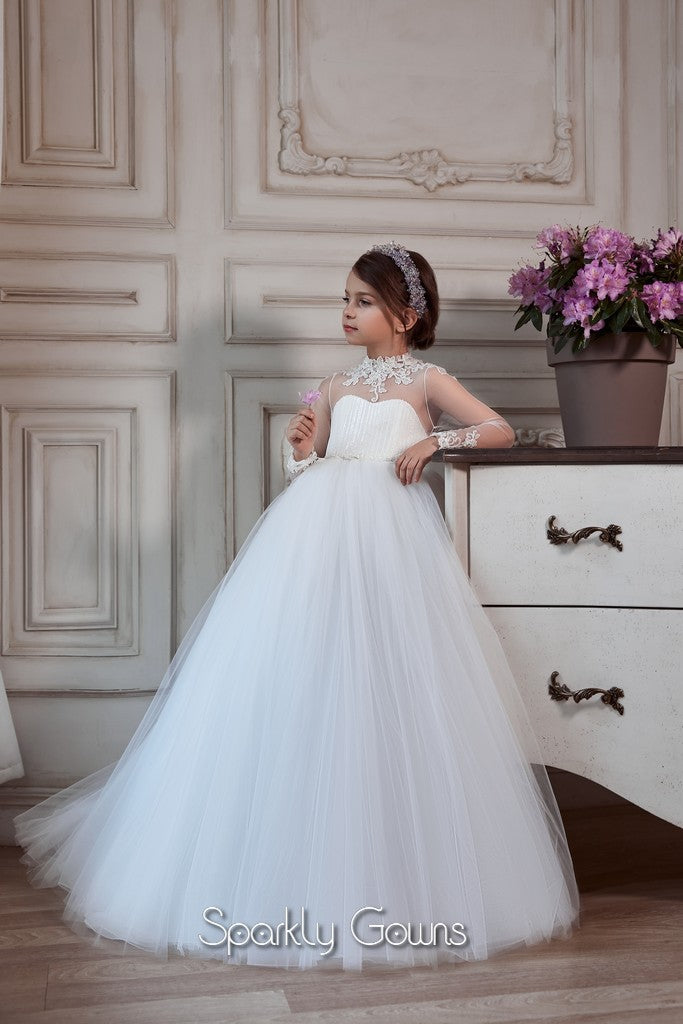 Buy Girls Dresses, Wanshop® Flower Baby Girl Long Sleeve Princess  Bridesmaid Pageant Gown Birthday Party Wedding Dress for 0-12 Years Old  Months Girls Online at desertcartINDIA