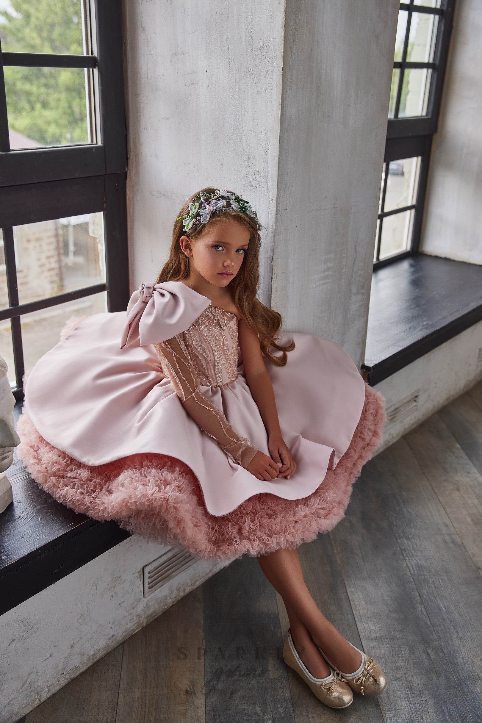 Birthdays One-Shoulder Fluffy Short Skirt Children Dress Celestial 3217 7-8 Years / New Fabric's Color. It Is Different to The Original Picture ( Birthdays One-Shoulder Fluffy Short Skirt Children Dress Celestial 3217 7-8 Years / New Fabric's Color. It Is Different to The Original Picture (