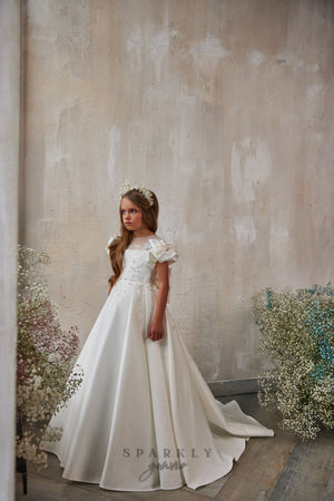 Unique flower girl dress