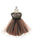 Sequin Top Layered Tulle Tricolor Baby Dress