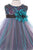 Sequin Top Layered Tulle Tricolor Baby Dress