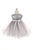 Sequin Top Layered Tulle Tricolor Baby Dress