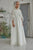 In Stock Size 11 White  Lace Jacket Sleeveless Satin  First Communion Dress Celestial 3318