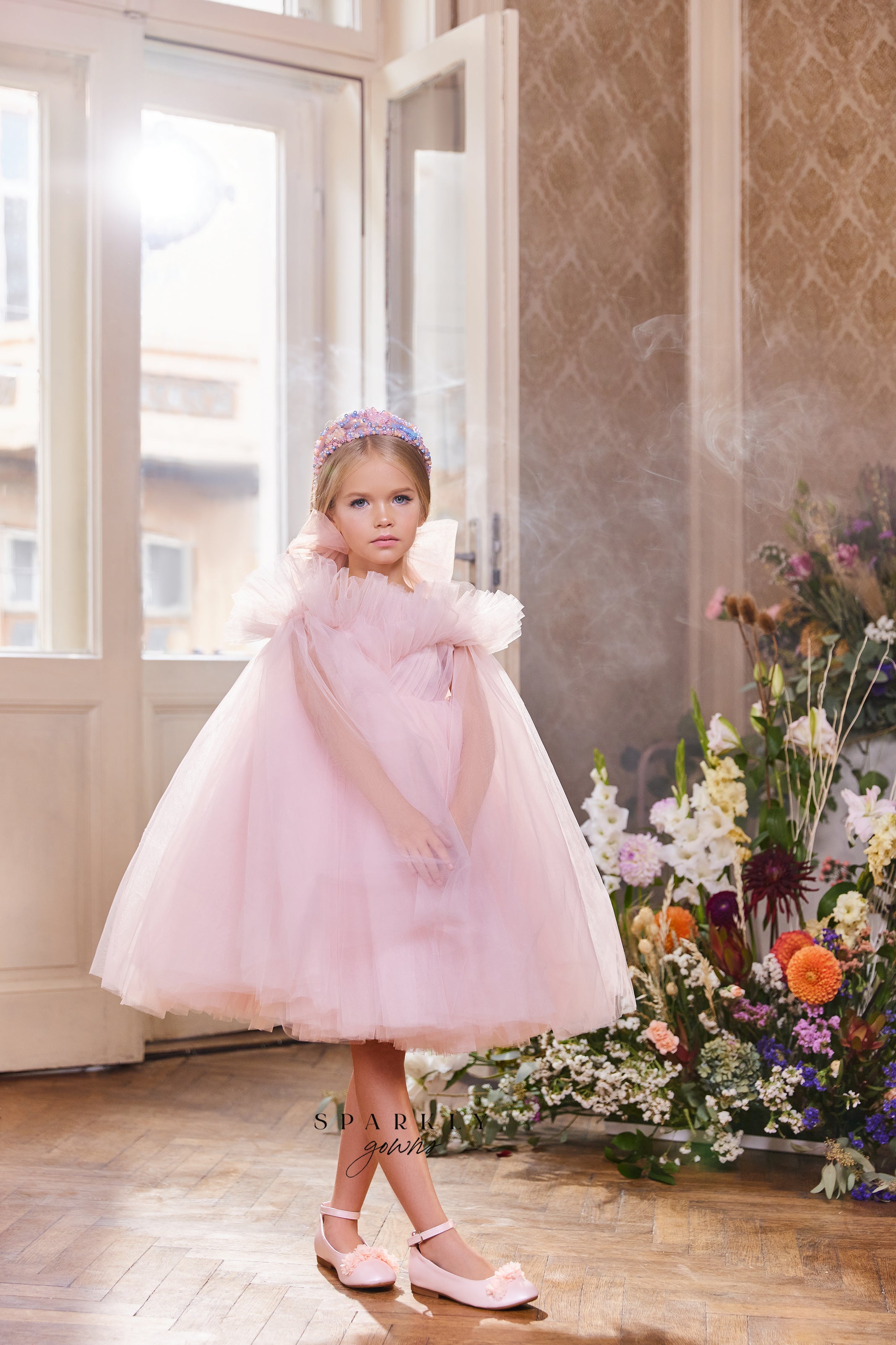 Flower Girl First Communion Ball Gown Celestial 3401 Pre-order 5-6 years / Ivory Flower Girl First Communion Ball Gown Celestial 3401 Pre-order 5-6 years / Ivory