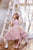 Flower Pink Girl First Communion Short Gown Celestial 3423