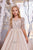 3/4 Sleeves Flower Girl First Communion Gown Celestial 3429