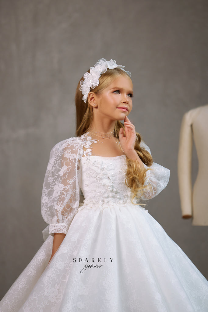 Flower Girl First Communion Ball Gown Celestial 3507