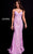 Jovani 37334 Fitted Strapless Lace Formal Dress Prom Evening Dress