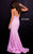 Jovani 37334 Fitted Strapless Lace Formal Dress Prom Evening Dress