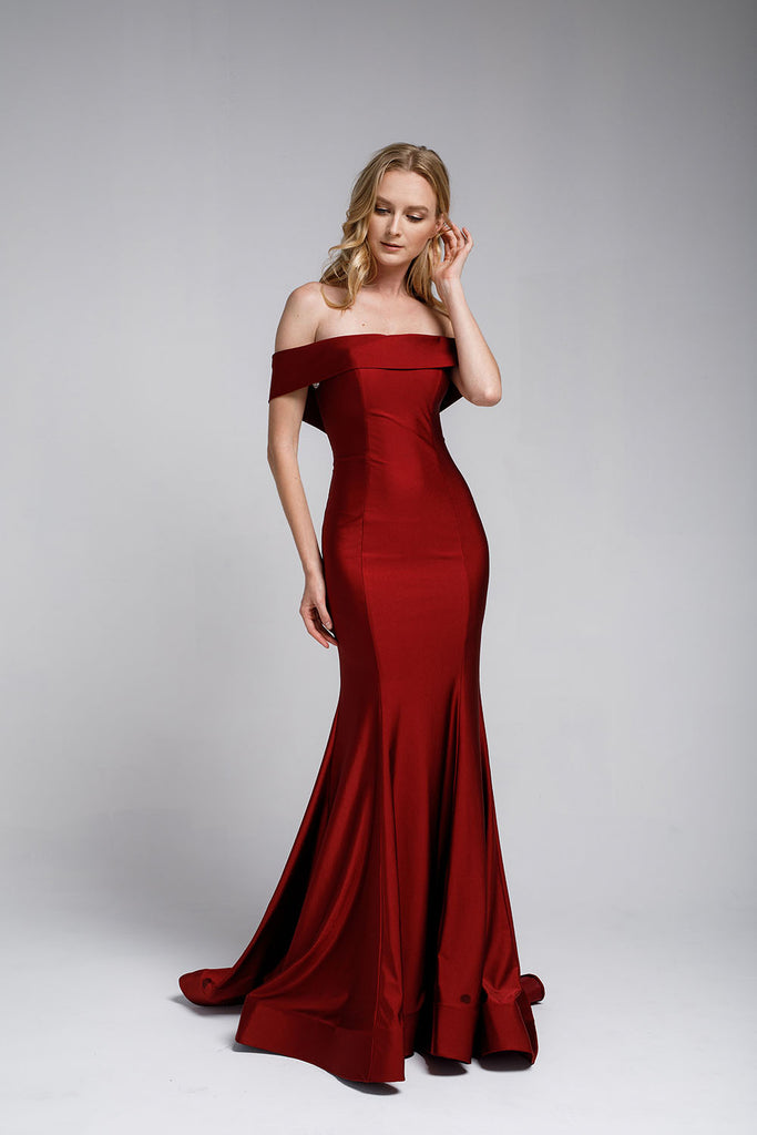 Burgundy off shoulder tulle long prom dress, burgundy evening dress,PD22451  · lovebridal · Online Store Powered by Storenvy