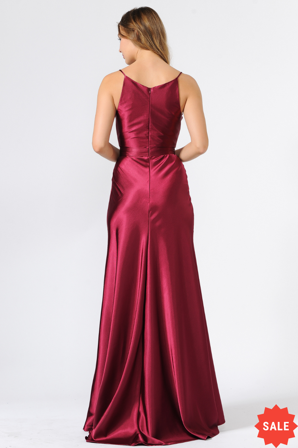 Sleeveless Sweetheart Neckline Bridesmaid Gown 9028 2XL / Yellow Sleeveless Sweetheart Neckline Bridesmaid Gown 9028 2XL / Yellow