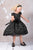 Jacquard High Low Holiday Dress