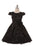 Jacquard High Low Holiday Dress
