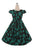 Jacquard High Low Holiday Dress