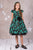 Jacquard High Low Holiday Dress